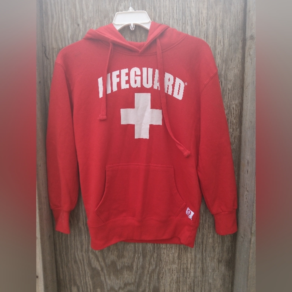 Official Red Lifeguard Sweatshirt - Size Small
